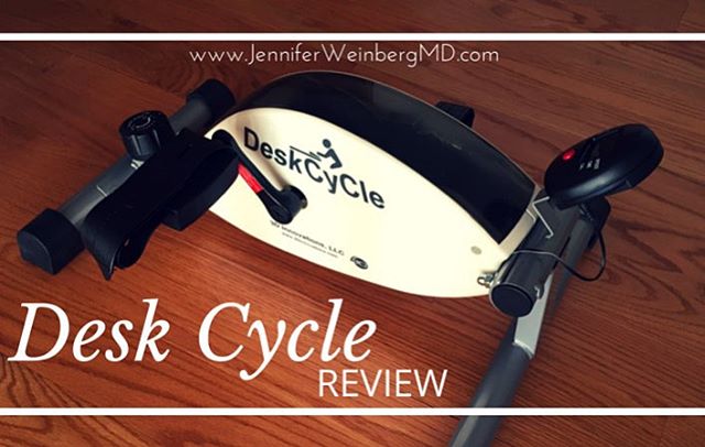 Do you know what this contraption is? I have been using the Desk Cycle with my corporate #wellness clients with some great results! Would you like to stay more active at work? Check out my review now on the blog www.JenniferWeinbergMD.com