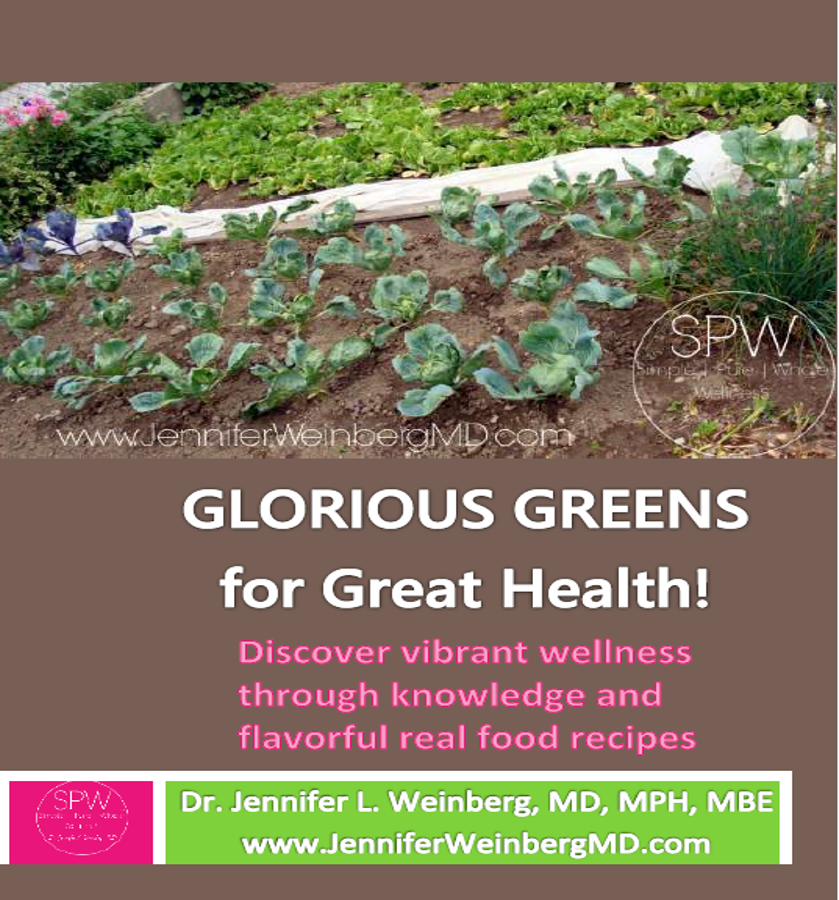 Glorious Greens for Great Health Book