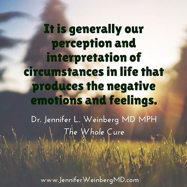 Negative thinking can be a powerful factor in the quality of our lives, relationships and self-inflicted suffering. While it is human nature to focus on the negative to some degree, excessive negativity can lead to insecurity, anxiety and #depression. Today on the blog I share some tricks inspired by The Whole Cure for reframing to a #positive #mindset! Let me know how these strategies help you escape from a negative mind? www.JenniferWeinbergMD.con/blog