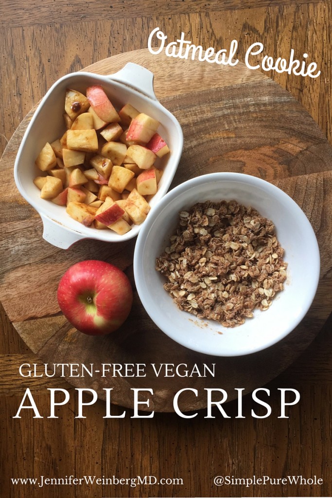 Oatmeal Cookie GF Apple Crisp